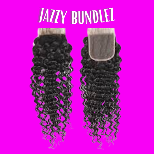 "JAZZY VIRGIN BRAZILIAN DEEP WAVE HAIR BUNDLES"