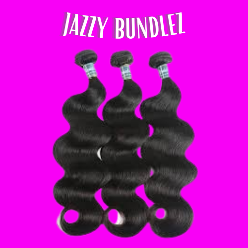 "JAZZY VIRGIN BRAZILIAN BODY WAVE HAIR BUNDLES"