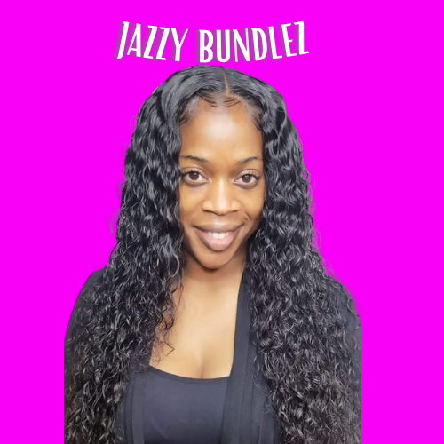 "JAZZY INDIAN NATURAL WAVE BUNDLES - UNPROCESSED VIRGIN NATURAL BLACK HAIR"