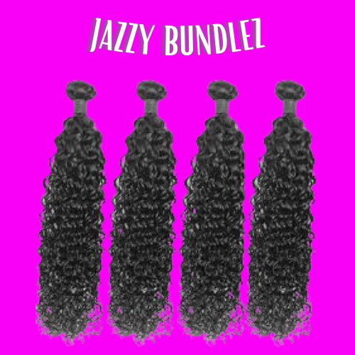 "JAZZY INDIAN NATURAL WAVE BUNDLES - UNPROCESSED VIRGIN NATURAL BLACK HAIR"