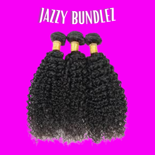 "JAZZY VIRGIN INDIAN JERRY CURLY HAIR BUNDLES"