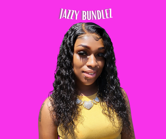 "JAZZY INDIAN NATURAL WAVE BUNDLES -  UNPROCESSED VIRGIN NATURAL BLACK HAIR"